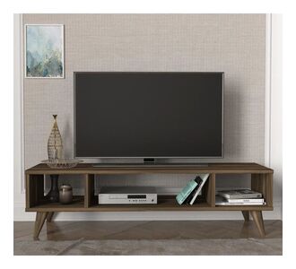 Έπιπλο Τηλεόρασης ArteLibre Samos Σκούρο Καφέ 120x35x40cm 14410050 ArteLibre |  Έπιπλα τηλεόρασης στο espiti