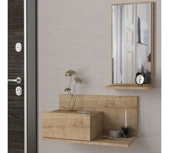 Έπιπλο Εισόδου ArteLibre RODOS Φυσικό 60x30x100cm 14410069 ArteLibre |  Βιτρίνες - Έπιπλα εισόδου στο espiti