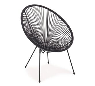 Πολυθρόνα ArteLibre Rattan Saturn Μαύρο 72x78x89cm 14450007 ArteLibre |  Καναπέδες - Καρέκλες  στο espiti