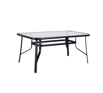 Τραπέζι Μεταλλικό ArteLibre SUN Μαύρο 120x70x70cm 14450026 ArteLibre |  Τραπέζια κήπου στο espiti