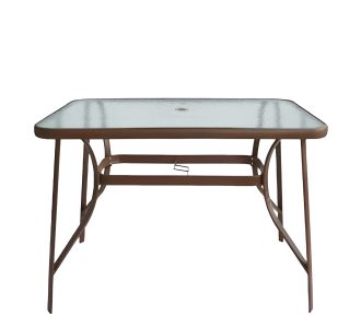 Τραπέζι Μεταλλικό ArteLibre SUN Καφέ 150x90x70cm 14450034 ArteLibre |  Τραπέζια κήπου στο espiti
