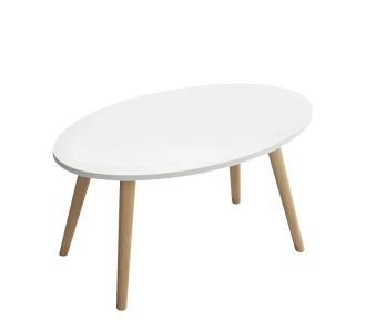 Τραπεζάκι Σαλονιού ArteLibre GAVIA Λευκό 80x40x42cm 14370051 ArteLibre |  Τραπεζάκια σαλονιού στο espiti