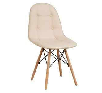 Καρέκλα ArteLibre PEEP Μπεζ PVC/Ξύλο 44x52.5x84cm 14600006 ArteLibre |  Καρέκλες στο espiti