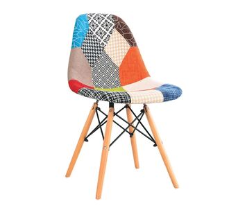 Καρέκλα ArteLibre KEET Patchwork Ύφασμα/Ξύλο 47x53x82cm 14600009 ArteLibre |  Καρέκλες στο espiti