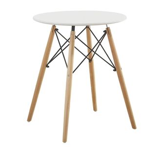 Τραπέζι ArteLibre RAPTOR Λευκό MDF/Ξύλο 60x60x70cm 14600020 ArteLibre |  Τραπέζια στο espiti
