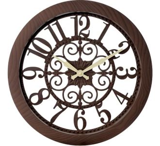 Ρολόι Τοίχου ArteLibre Καφέ Πλαστικό Φ35cm 14740033 ArteLibre |  Ρολόγια στο espiti