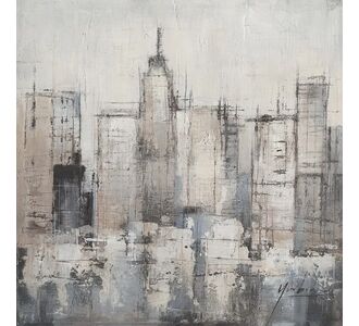  Πίνακας ArteLibre "Πόλη" Καμβάς 80x80cm 14670028 ArteLibre |  Πίνακες στο espiti