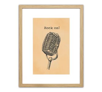 Πίνακας Σε Κορνίζα ArteLibre Πλαστικό 'Rock On!' 35x45x1.8cm 14680062 ArteLibre |  Πίνακες στο espiti