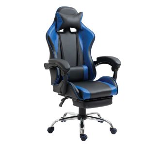 Καρέκλα Γραφείου ArteLibre Gaming BRAY Μπλε/Μαύρο PVC 67x50x120-127cm 14730012 ArteLibre |  Καρέκλες γραφείου στο espiti