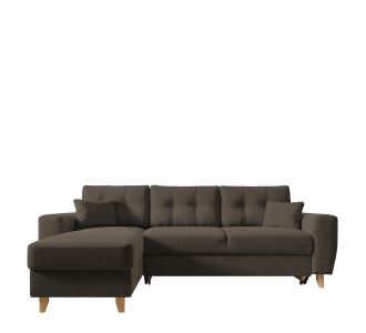 Καναπές Γωνιακός ArteLibre Αναστρέψιμη Γωνία JESSIE 235x160x85cm Καφέ 14190041 ArteLibre |  Καναπέδες στο espiti