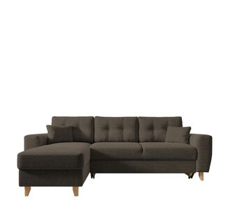 Καναπές Γωνιακός ArteLibre Αναστρέψιμη Γωνία JESSIE 235x160x85cm Καφέ 14190041 ArteLibre |  Καναπέδες στο espiti