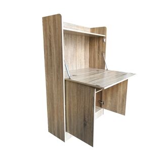 Γραφείο Πτυσσόμενο ArteLibre INDUS Φυσικό MDF/PU 80x30x131.5cm 14370059 ArteLibre |  Γραφεία στο espiti