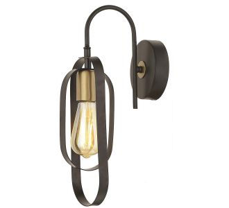 Φωτιστικό Τοίχου ArteLibre KOZ Μαύρο Μέταλλο 13x42cm 14780031 ArteLibre |  Απλίκες στο espiti