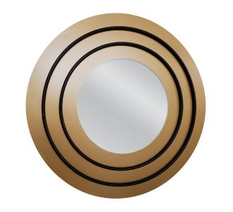 Καθρέπτης Τοίχου ArteLibre CHUBB Χρυσό Μέταλλο/Γυαλί 60x2x60cm 14790002 ArteLibre |  Καθρέπτες στο espiti