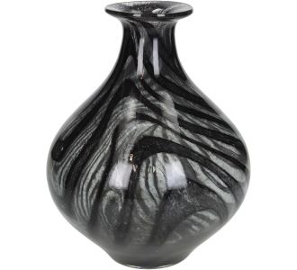 Βάζο ArteLibre Μαύρο Γυαλί 18.5x18.5x23.5cm 05150086 ArteLibre |  Βάζα στο espiti
