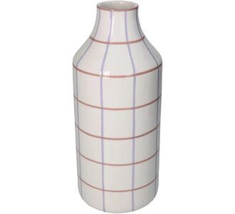 Βάζο ArteLibre Με Ρίγες Πολύχρωμο Δολομίτης 14x14x33cm 05150170 ArteLibre |  Βάζα στο espiti