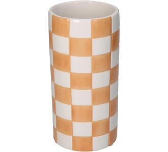 Βάζο ArteLibre Σκακιέρα Πορτοκαλί Δολομίτης 10.2x10.2x20.3cm 05150173 ArteLibre |  Βάζα στο espiti