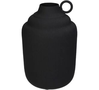 Βάζο ArteLibre Μαύρο Μέταλλο 13x13x19.5cm 05150423 ArteLibre |  Βάζα στο espiti