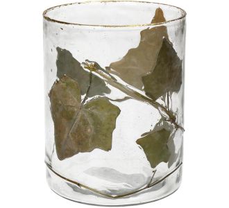 Κηροπήγιο ArteLibre Φύλλο Διάφανο Γυαλί 10x10x13cm 05150562 ArteLibre |  Διακοσμητκά στο espiti