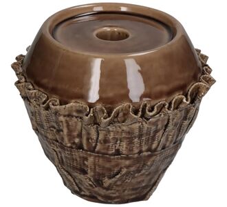 Κηροπήγιο ArteLibre Κορμός Δέντρου Καφέ Κεραμικό 14.5x14.5x12.5cm 05150799 ArteLibre |  Διακοσμητκά στο espiti