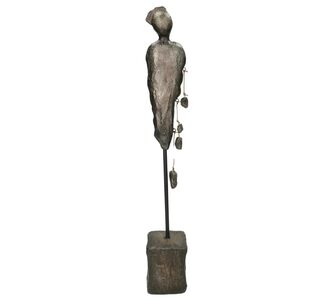 Διακοσμητικό ArteLibre Φιγούρα Μαύρο Polyresin 7.5x7.5x46.5cm 05152148 ArteLibre |  Διακοσμητκά στο espiti