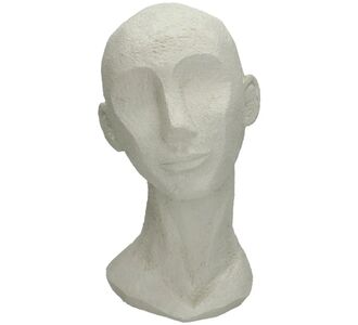 Διακοσμητικό ArteLibre Κεφάλι Λευκό Polyresin 17.5x15.5x28.4cm 05152490 ArteLibre |  Διακοσμητκά στο espiti