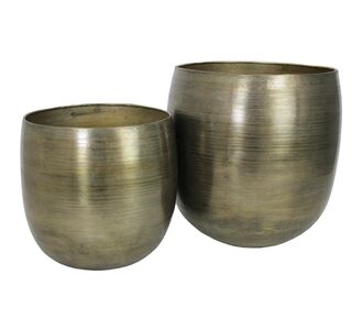 Κασπώ ArteLibre Μπρονζέ Αλουμίνιο 54x54x61cm Σετ 2Τμχ 05152550 ArteLibre |  Οικιακά στο espiti