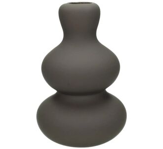 Βάζο ArteLibre Καφέ Δολομίτης 13.5x13.5x20.4cm 05152627 ArteLibre |  Βάζα στο espiti