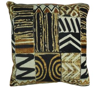Μαξιλάρι ArteLibre Tribal Καφέ Βελούδο 45x45cm 05152775 ArteLibre |  Μαξιλάρια διακοσμητικά στο espiti