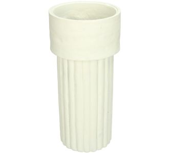 Βάζο ArteLibre Ιβουάρ Polyresin 12.4x12.4x25.5cm 05153171 ArteLibre |  Βάζα στο espiti