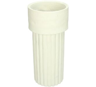 Βάζο ArteLibre Ιβουάρ Polyresin 12.4x12.4x25.5cm 05153171 ArteLibre |  Βάζα στο espiti