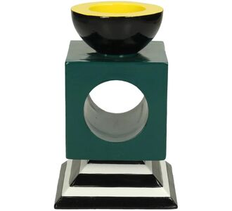 Κηροπήγιο ArteLibre Πετρόλ Polyresin 9.2x9.2x14.5cm 05153185 ArteLibre |  Διακοσμητκά στο espiti