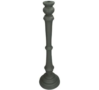 Κηροπήγιο ArteLibre Γκρι Polyresin 15x15x55cm 05153345 ArteLibre |  Διακοσμητκά στο espiti