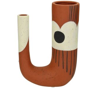 Βάζο ArteLibre Πολύχρωμο Τερακότα 15.8x6.9x22cm 05153451 ArteLibre |  Βάζα στο espiti