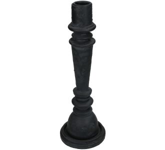 Κηροπήγιο ArteLibre Μαύρο Polyresin 8.5x8.5x25cm 05153466 ArteLibre |  Διακοσμητκά στο espiti