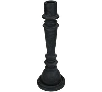 Κηροπήγιο ArteLibre Μαύρο Polyresin 8.5x8.5x25cm 05153466 ArteLibre |  Διακοσμητκά στο espiti