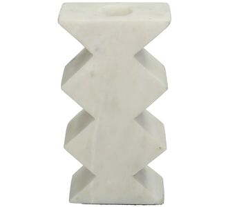 Κηροπήγιο ArteLibre Λευκό Μάρμαρο 8x4x15.5cm 05153819 ArteLibre |  Διακοσμητκά στο espiti