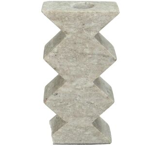 Κηροπήγιο ArteLibre Μπεζ Μάρμαρο 8x4x15.5cm 05153821 ArteLibre |  Διακοσμητκά στο espiti