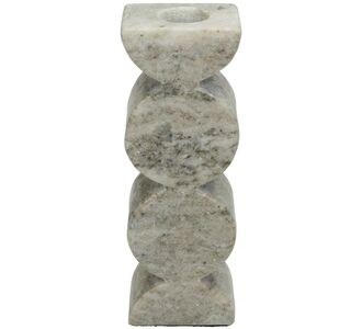 Κηροπήγιο ArteLibre Μπεζ Μάρμαρο 5x4x15.5cm 05153824 ArteLibre |  Διακοσμητκά στο espiti