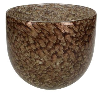 Βάζο ArteLibre Καφέ Γυαλί 18x18x17.5cm 05153901 ArteLibre |  Βάζα στο espiti