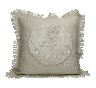 Μαξιλάρι ArteLibre Κύκλος Ιβουάρ Βαμβακερό 45x45cm 05153946 ArteLibre |  Μαξιλάρια διακοσμητικά στο espiti