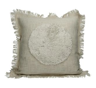 Μαξιλάρι ArteLibre Κύκλος Ιβουάρ Βαμβακερό 45x45cm 05153946 ArteLibre |  Μαξιλάρια διακοσμητικά στο espiti