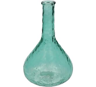 Βάζο ArteLibre Πετρόλ Ανακυκλωμένο Γυαλί 12.7x12.7x20.3cm 05154145 ArteLibre |  Βάζα στο espiti
