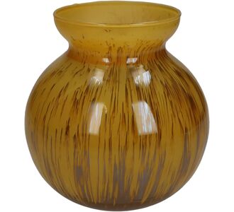 Βάζο ArteLibre Ώχρα Γυαλί 15x15x16cm 05154937 ArteLibre |  Βάζα στο espiti