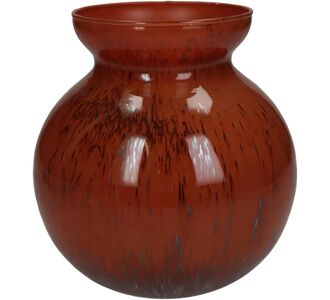 Βάζο ArteLibre Κόκκινο Γυαλί 15x15x16cm 05154939 ArteLibre |  Βάζα στο espiti