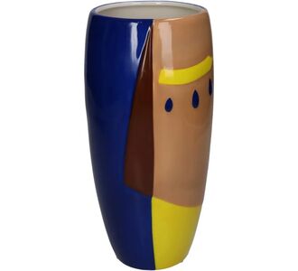 Βάζο ArteLibre Αφηρημένο Πρόσωπο Πολύχρωμο Δολομίτης 11.5x11.5x23.4cm 05155268 ArteLibre |  Βάζα στο espiti