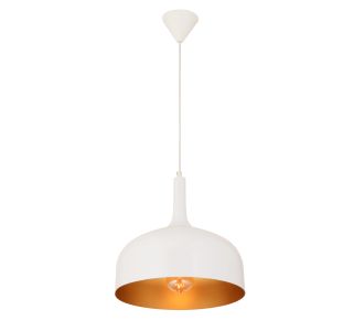 Φωτιστικό Κρεμαστό ArteLibre TITU Λευκό Μέταλλο 30x82cm 14780169 ArteLibre |  Οροφής στο espiti