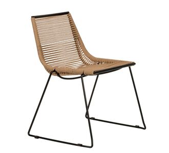 Καρέκλα Κήπου ArteLibre DERNA Φυσικό/Μαύρο Μέταλλο/Rattan 57x59x80cm 14840023 ArteLibre |  Καναπέδες - Καρέκλες  στο espiti