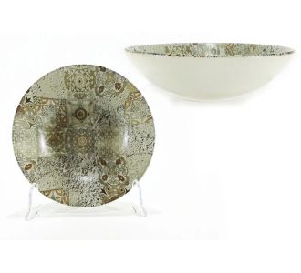 Πιάτο Μπεζ Σχέδιο Maiolica Beige Opaco Πορσελάνη Φ20cm 06510076 ArteLibre |  Πιάτα-Μπωλ στο espiti