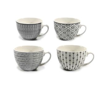 Κούπα 40cl Πορσελάνη New Bone China Σε 4 Σχέδια 06510223 ArteLibre |  Ποτήρια στο espiti